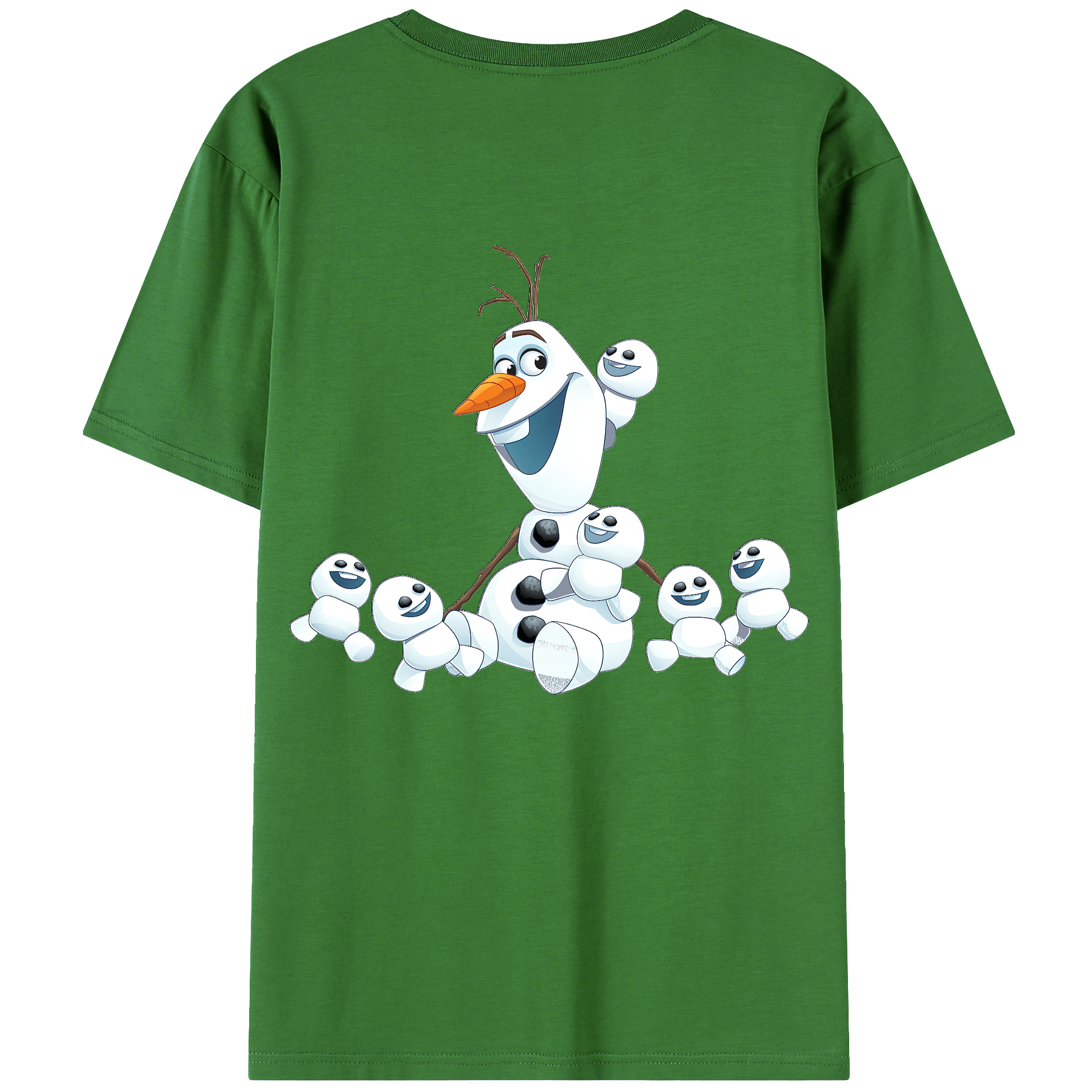 （画像用） アナと雪の女王 アンナ エルサ Frozen Anna Elsa レディース半袖Tシャツ(バックプリント)